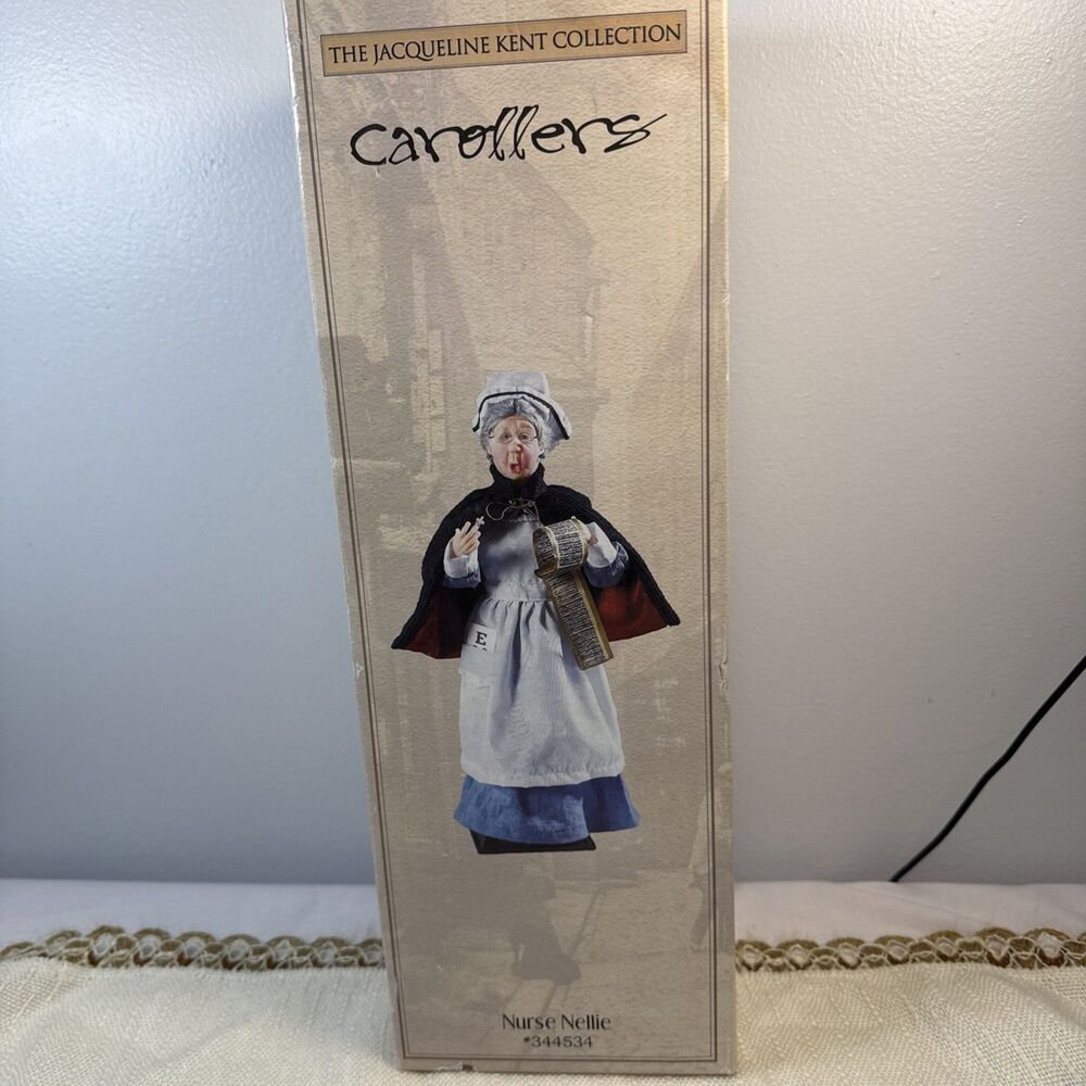 Vintage Jacqueline Kent Carollers Grandma Nurse Nellie 344534 14” Doll In Box